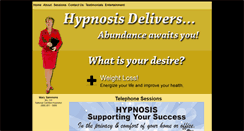 Desktop Screenshot of hypnosisdelivers.com